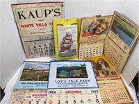 LOT OF LOCAL ADVERTISING CALENDARS & MORE -LEROY'S