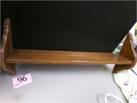 23" WOODEN SHELF WITH PLATE GROOVE