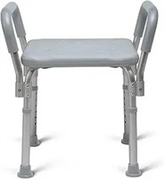 Medline Backless Shower Chair With Arms - 350 Lb.