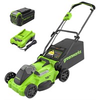 Greenworks 40V 16" Brushless Cordless (Push) Lawn