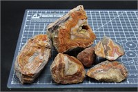 Dryhead Agate,rough, Excellent Patterns, 4lbs 12oz