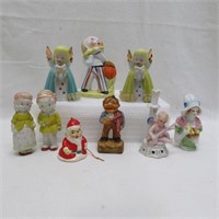 Figurines Made in Japan & Pincushion - Vintage
