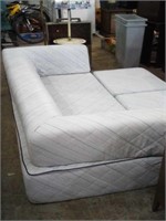 Couch which converts into a bed
Has 2