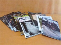 Assortment of skateboarding magazines (10)
