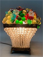 Art Deco Fruit Basket Lamp