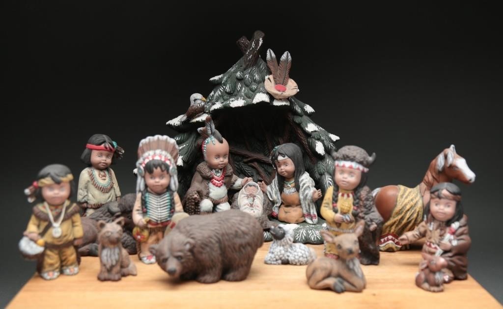 Kimple Native American Nativity Scene (17)