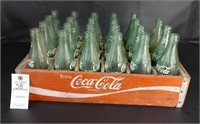 Wooden Coke Case w/ 23 Bottles