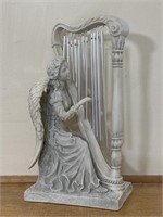 resin angel/wind chime harp