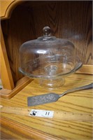 Covered Cake Plate/ Punch Bowl & Fancy Server