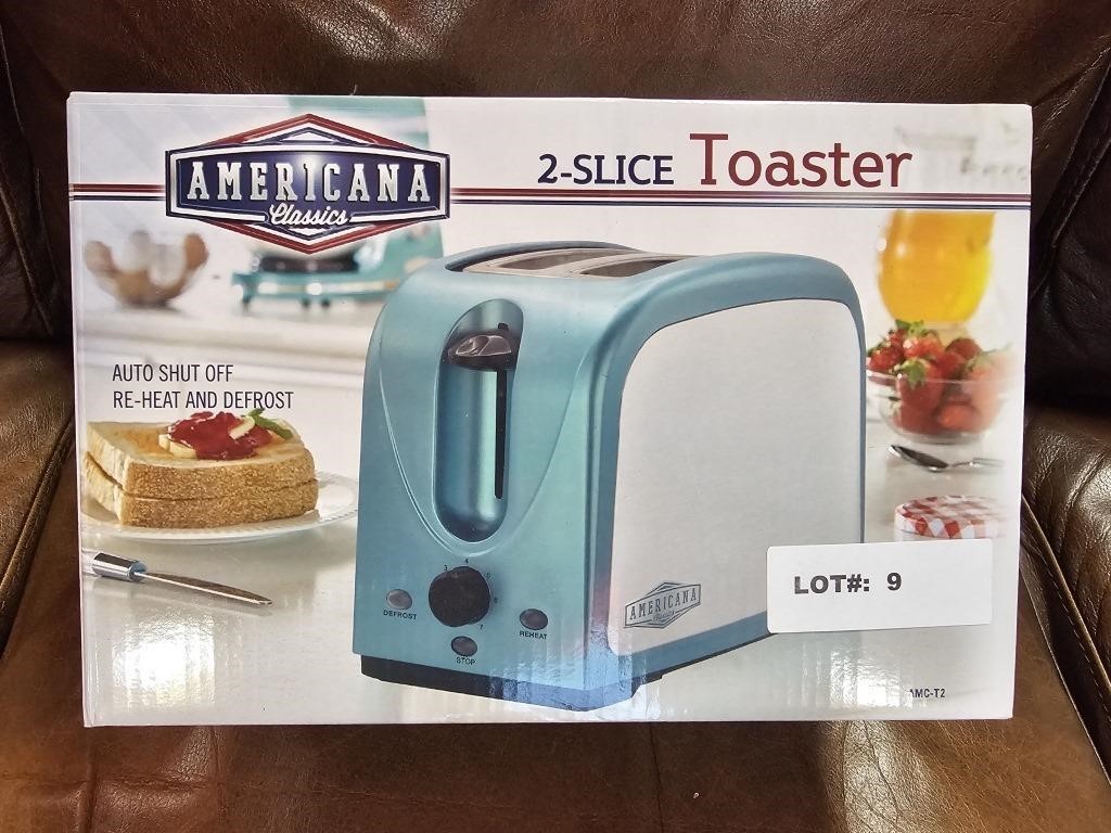 Americana 2 Slice Toaster - New in Box