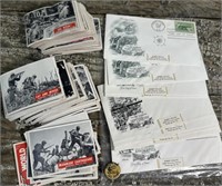 World War 2 Era Military Cards And Posted