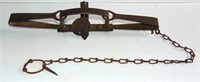 ANTIQUE SARGENT No. 3 STEEL ANIMAL TRAP