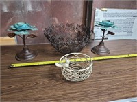 Metal Baskets, Flower Decor, Photo Frames