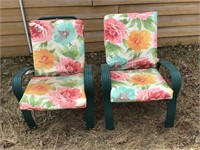 Pair of lawn chairs