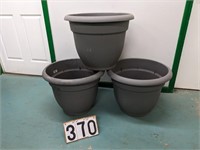3 Slightly Used Ariana Composition Planters 20"