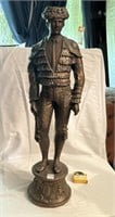 27.5" statue of a Matador. Made from some sort