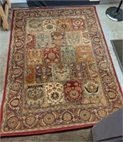 Stunning area rug, Wine color 63" x 88"