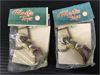 Two unopened Plastic Toys Native figures