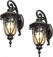 $250  Large Outdoor Wall Light for Porch, 2 Pack