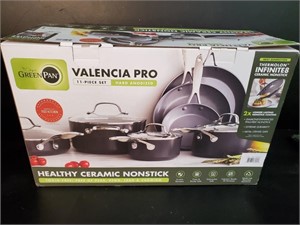 Valencia Pro 11-Pc Set Ceramic Nonstick Cookware