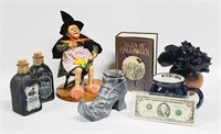 HALLOWEEN WITCH FIGURE DECOR