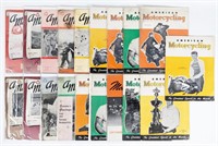 (19) 1947-49 American Motorcycling AMA Magazines