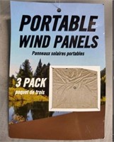 Portable Wind Panels 68" x 68" PK/3