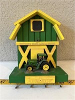 John Deere Barn/Tractor Key Hanger