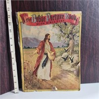 Vintage bible cloth book, great images