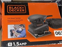 BLACK AND DECKER SANDER RETAIL $80