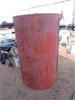 Red Steel Overhead Gas Barrel