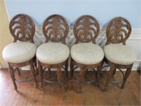 X4 HIGH SEATING BAR STOOLS, VERY CLEAN AND NICE
