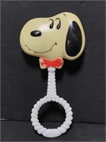 Vintage Peanuts Snoopy baby rattle