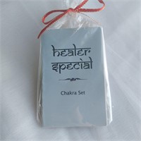 Healer Special Chakra Gemstone Set with Info Card