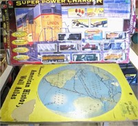 Super Power Train Set & Lrg Format Atlas Book