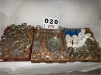 Stemware, glasses, plates