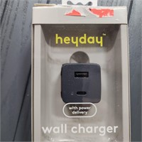 2-Port 20W USB-a and USB-C Wall Charger - Heyday™