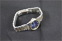 Bulova Lady's Wristwatch Stainless Steel w/ Gold T