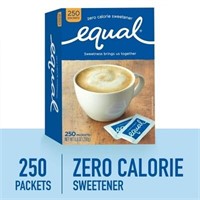 8.8oz 500 packets Equal Sugar Substitute