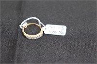 14K Yellow Gold Diamond Ring  1.8g Total Weight Si