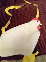 White Chicken Purse, NEW, So Cute