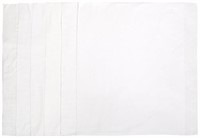 Kushies D1026 6 Pack Washable Flat Diapers, White