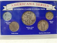 American series coin set silver half quarter dime