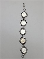 Silver Dimes  Bracelet