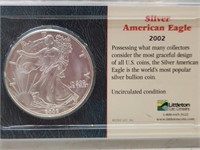 2002 Silver Eagle Dollar