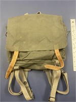 F1) Vintage Yugoslavian army backpack from the