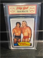 Vintage Wrestling Card Rotundo & Windham Graded 10