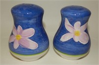 Blue Pink & Yellow Floral Ceramic