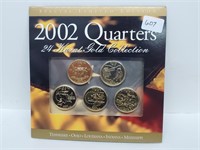 2002 24KT Gold Quarter Collection