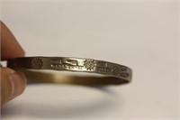 Mixed Metal Taxco Bangle Bracelet